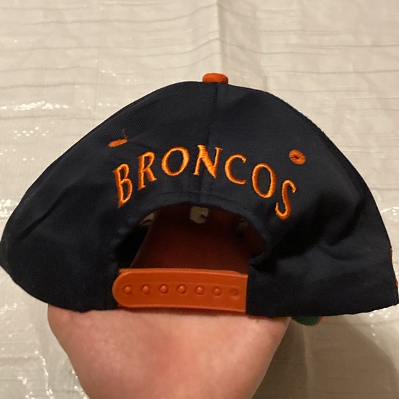 Vintage 90s Denver Broncos adult SnapBack football hat cap one size - Picture 3 of 7